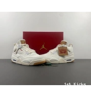 'White' x AO2571-100 Jordan Air 4 Levi's 0602